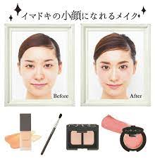 いまや小顔は努力で手に入る時代 それを証明するワザをどど んと紹介します 実践すれば 明日から小顔人生が始まる予感 美容 メイク 小顔 メイク