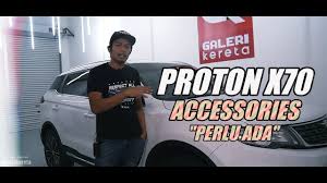 Maybe you would like to learn more about one of these? Proton X70 Accessories Must Have Trapo Youtube