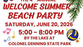 4th Annual Welcome Summer Beach Party