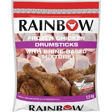 Either way, the chicken and the rest of the water. Rainbow Frozen Chicken Drumsticks With Brine Based Mixture 1 5kg Frozen Chicken Frozen Meat Poultry Frozen Food Food Checkers Za