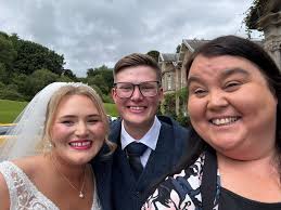 Congratulations Mr and Mrs Fraser! Sacha and Andrew said we will at Auchen  Castle with a traditional Scottish Quaich. The shots of Malibu and vodka  were less traditional but sealed the deal