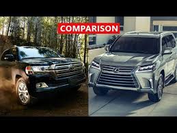 See rating, reviews, features, prices, specifications and pictures. 2017 Lexus Lx 570 Vs 2017 Toyota Land Cruiser Suv Comparison Interior Exterior Off Road Youtube