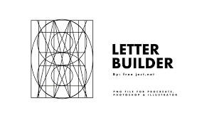 Free Download Letter Builder For Procreate Photoshop Illustrator Png File Freeject In 2020 Lettering Lettering Guide Photoshop Illustrator