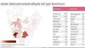 Västra götalands amt ( svensk : Nya Kommuner I Vastra Gotaland Med Fler Bekraftade Fall Av Covid 19 Vgrfokus