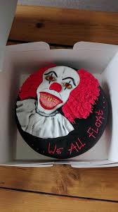 Pennywise It Cake Scary Halloween Cakes Halloween Party Kids Clown Cake