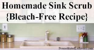 how to clean your sink without bleach