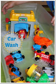 Little People Car Wash Water Play Jeux Faits Maison Jeux D Eau Moyen De Transport