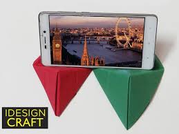 In this video, i show you how to make a holder that will leave your. How To Make Paper Mobile Stand Origami Cell Phone Stand