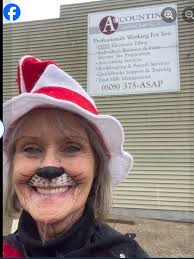 We had a visitor yesterday at Accounting Associates, Inc. Thank you Dr.  Seuss, (aka Luann McCarthy) for including us in your tour of the city. It's  that time of year to POUNCE