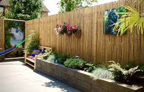 Outdoors, the bamboo is as sturdy and reliable as wood. Pin On Garden Ideas