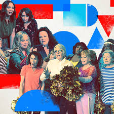 This movie's insistence on being a movie and therefore having a script is pretty much its downfall. Poms Wine Country And The Mom Jean Movie The Ringer