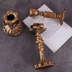 Amazon.com: Candelabro retro de resina con forma cónica de ...