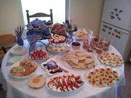 I dont have a baby shower planned ( to my knowledge) but i thought i could give you some ideas. Finger Foods For Baby Shower Boy Online