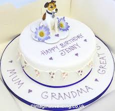 He wished that she was here to make him one for his upcoming birthday. Great Granny S Jack Russel Birthday Cake Imaginative Icing Cakes Scarborough York Leeds Malton Hull Bridlington Whitby Filey And Across The Uk