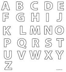 Here's a set of printable alphabet letters coloring pages for you to download and color. Printable Kindergarten Coloring Pages For Kids