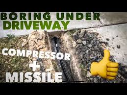 Please view the instructional video. Boring Under 18foot Driveway With Missile Youtube