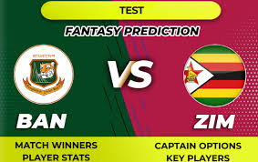 Bangladesh cricket team will face the zimbabwe cricket team in the live streaming match. Video Zim Vs Ban Dream11 Prediction Zimbabwe Vs Bangladesh