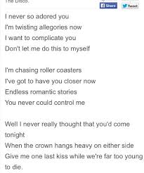 Pin By Appynotthedrink On Lyrics Lyrics Panic At The Disco Music Is Life