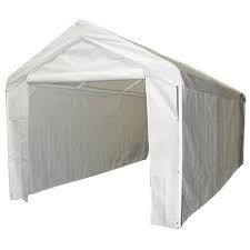 Caravan Canopy Sports 10 X20 Domain Carport Garage Sidewall Enclosure Kit Frame And Top Not Included Walmart Com Carport Canopy Car Tent Carport Garage