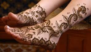 Gambar Henna Kaki Pengantin Sederhana Tato Kaki Henna Desain Tato