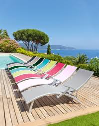 Transat Centrakor Bain De Soleil Pliant Bain De Soleil Mobilier Jardin