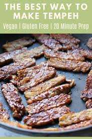 Vegan Tempeh Bacon Recipe Tempeh Recipes Vegan Vegan Bacon Recipe Vegan Recipes Healthy