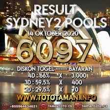 Result Sydney 2 Pools Rabu 14 Oktober 2020 In 2020 Sydney Lottery Tips Pool