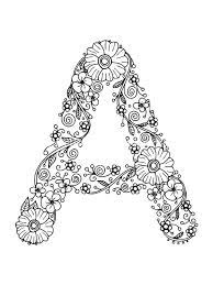 Learn about the missing letters. Free Printable Letter A Coloring Pages Iconmaker Info