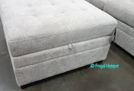 Modular, fabric sectional sofas : Costco Thomasville 6 Pc Modular Fabric Sectional Frugal Hotspot