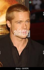 Brad Pitt arrives at the Troy premiere, held at the Ziegfeld theatre in New  York,