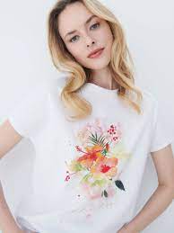 Freshen up your child's closet for less. Floral Pattern T Shirt Mohito 5814e 00x