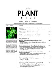 Join the plant cell tech community! Toc Pdf The Plant Cell