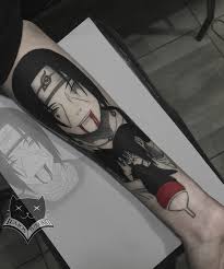 Itachi Uchiha Sasuke Naruto Shippuden Otaku Tattoo Tatuagem Do Naruto Tatuagens De Anime Tatuagem
