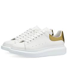 Maybe you would like to learn more about one of these? Alexander Mcqueen Metallic Printed Croc Heel Tab Wedge Sole Sneaker White Gold End