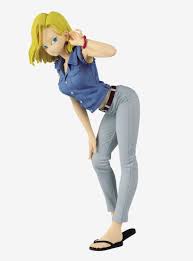 banpresto dragon ball z android 18 glitter glamours collectible figure version a dragon ball z android 18 dragon ball