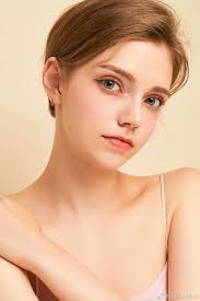 portret 美人な人 女性の短い髪 顔