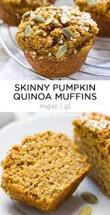 Skinny Pumpkin Quinoa Muffins Simply Quinoa Recipe Quinoa Muffins Vegan Muffins Recipe Vegan Sweets