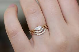 Marquise Wedding Ring Set Three Rings Wedding Set Low Etsy In 2020 Three Rings Wedding Marquise Wedding Ring Engagement Rings Marquise