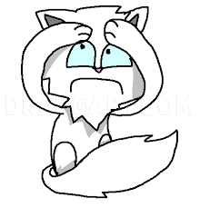You can also colour the page with the colours we have on the left side of the page, and print it when you done. How To Draw A Scared Cartoon Cat Step By Step Drawing Guide By Lamerobotdreams Dragoart Com