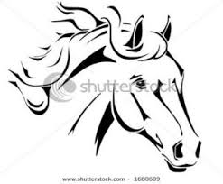 Horse Head Tattoo Pferde Silhouette Pferdezeichnungen Pferde Zeichnen