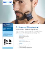 PHILIPS MG5720 Multigroom Face and Hair Trimmer User Manual