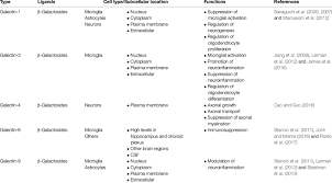 Dr daniel j bell ◉ and dr appukutty manickam et al. Summary Of Galectins In Central Nervous System Cns Download Table