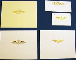 Navy Swo Stationary Surface Warfare Officer Pin Navy Military Insignia Warfare Note Cards