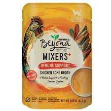 Cats will benefit from consuming these broths, which contain more fluid than can ordinarily be found in a can of wet cat food. Purina Beyond Cat Food Broth Natural Grain Free Chicken Bone Cat Wet Food Petsmart