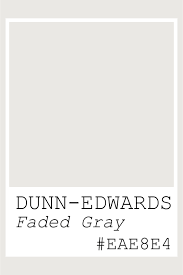 Dunn Edwards Faded Gray Eae8e4 Color