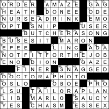The synonyms have been arranged depending on the number of charachters so that they're easy to find. Daily La Times Crossword Answers Archives Page 71 Of 296 La Times Crossword