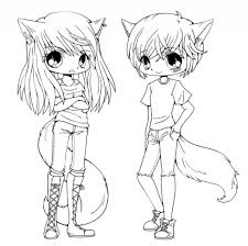 Cats are a lot of fun to cuddle and the picture just shows that. Animiesme Cute Anime Cat Girl Coloring Pages