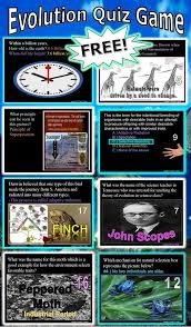 Evolution And Natural Selection Quiz Game Fun Classroom Activities Evolution Classroom Activities