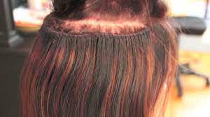 Now make a horizontal parting from the top of one ear to the other. Caucasian Track Extensions Braided Sew In Method Youtube