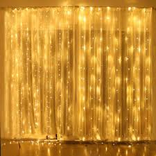 Amazon Com Led Curtain Lights 300led 8 Mode Twinkle Star String Light Home Garden Bedroom Indoor Outdoor Gazebo Party Wall Backdrop Decorations Lights Warm White Decor Light 9 84ft X 9 84ft Garden